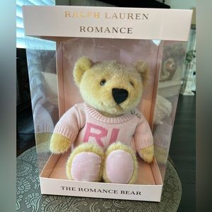 NEW- RALPH LAUREN THE ROMANCE BEAR- Collectible - new never taken out of box